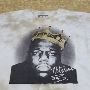 Notorious BIG Golden Crown official merch tiedye T shirt size M